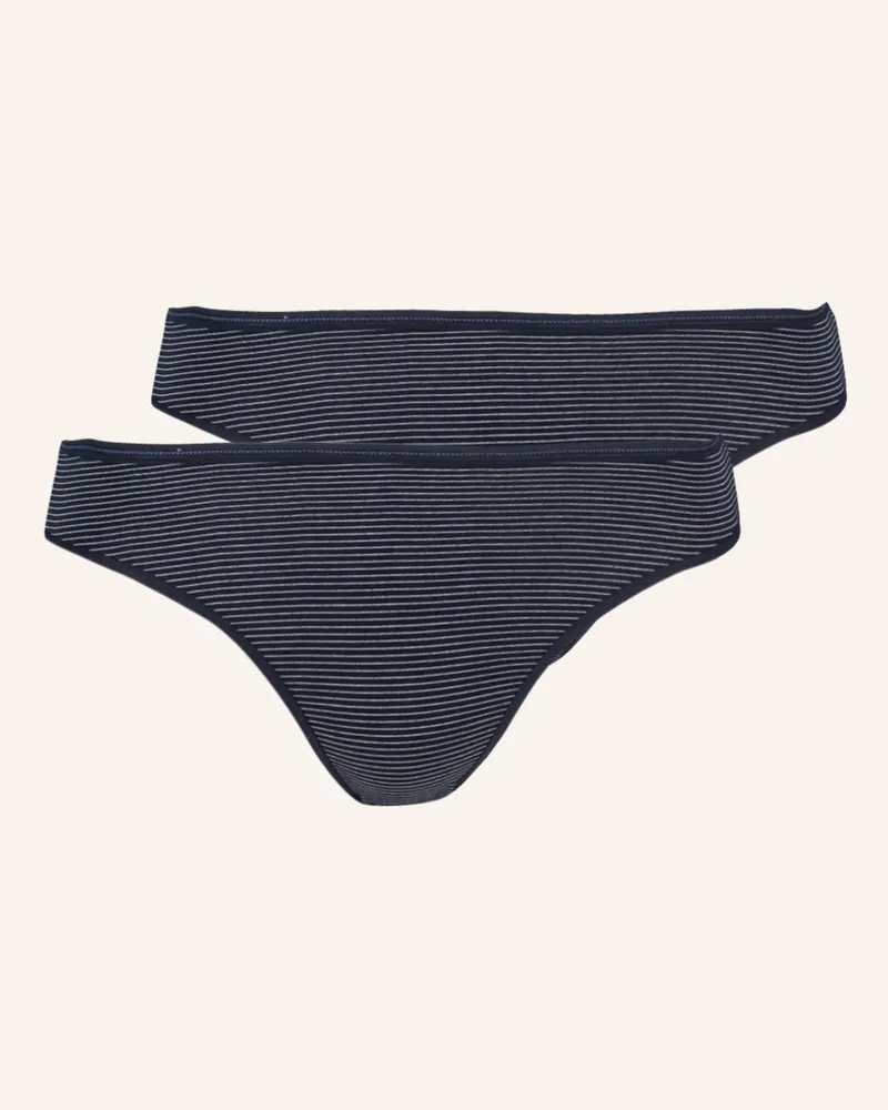 Schiesser 2er-Pack Slips MODAL ESSENTIALIS Blau