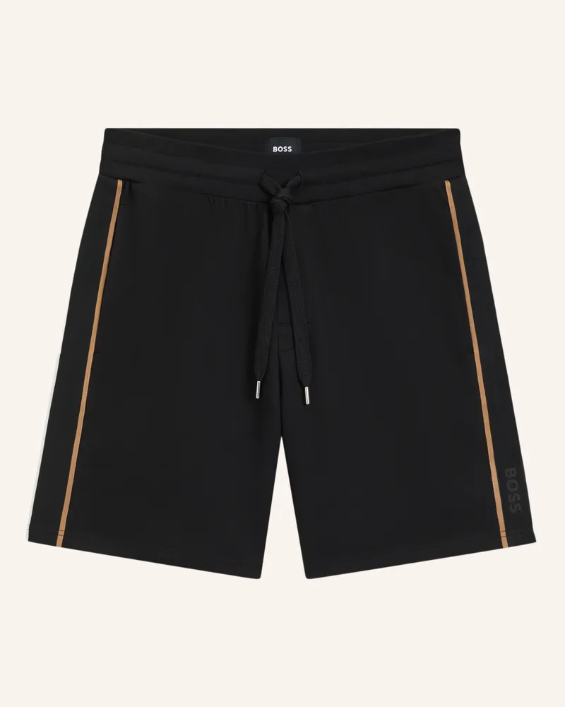 HUGO BOSS Loungewear Unterteil ICONIC SHORTS Schwarz