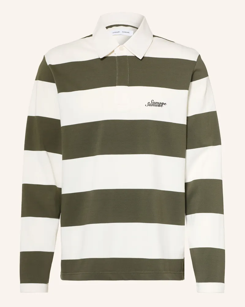 Samsøe & Samsøe Rugbyshirt Sakevin gruen Dunkelgrün