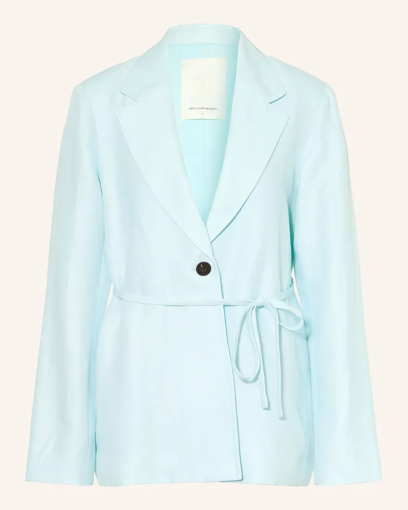 MOSS COPENHAGEN Blazer Mschgraciela Franciska Mit Leinen blau Hellblau