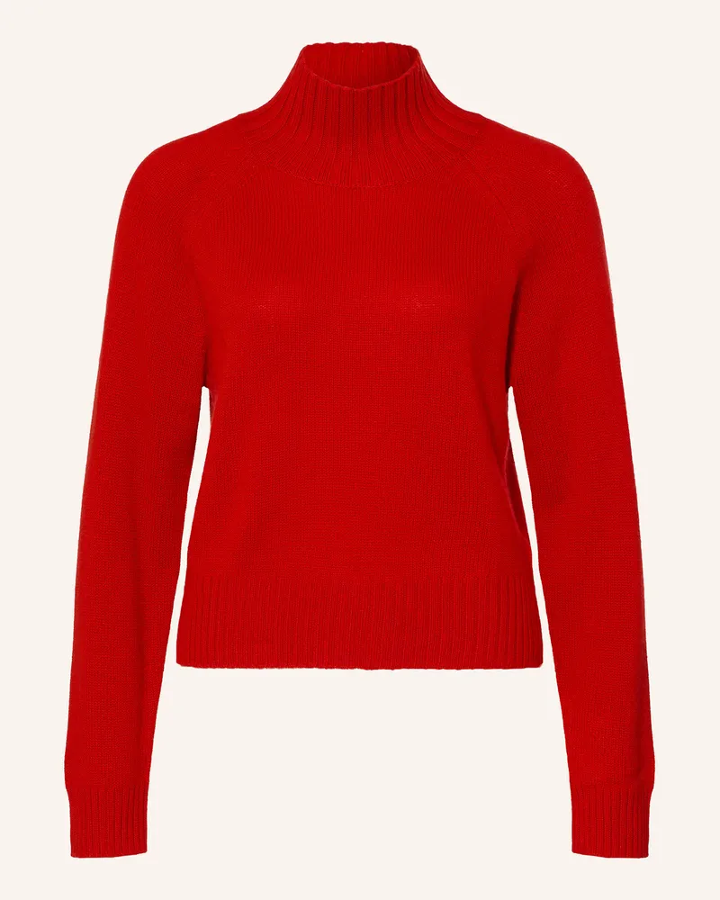ALLUDE Cashmere-Pullover rot Rot