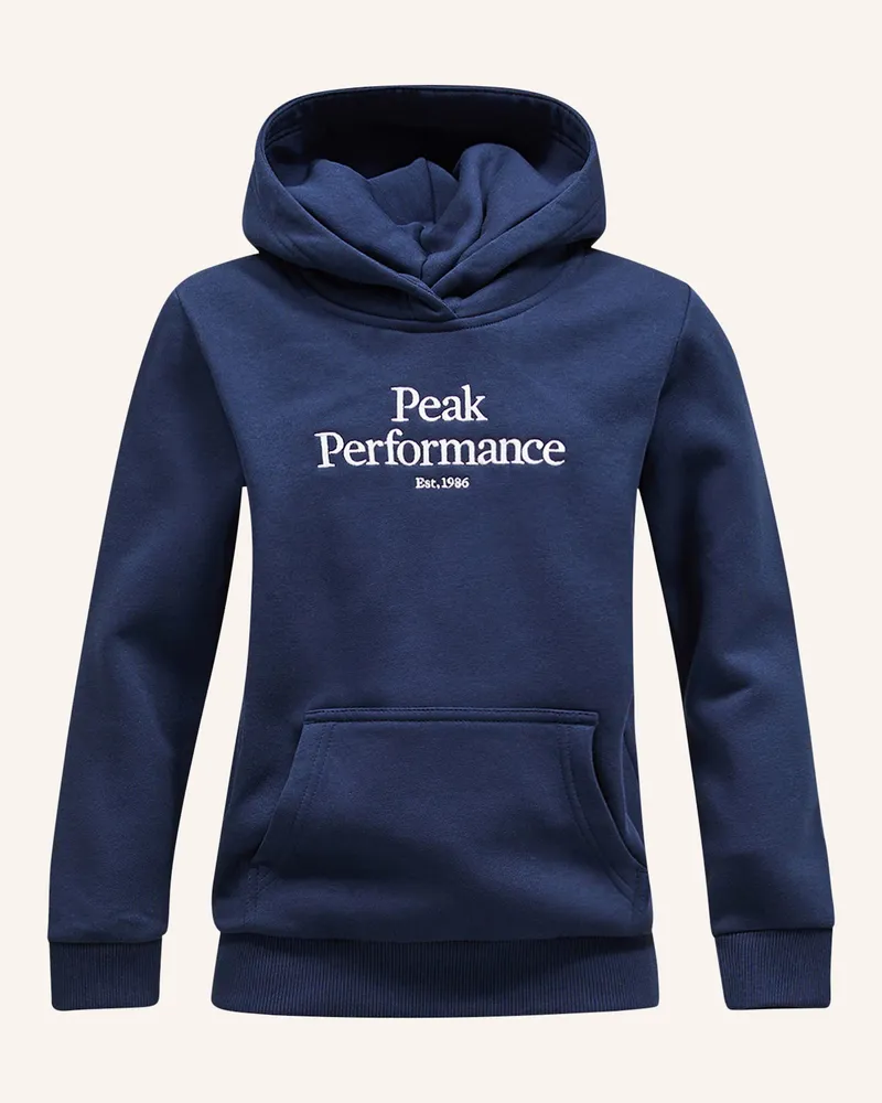 Peak Performance Kapuzensweatshirt Dunkelblau