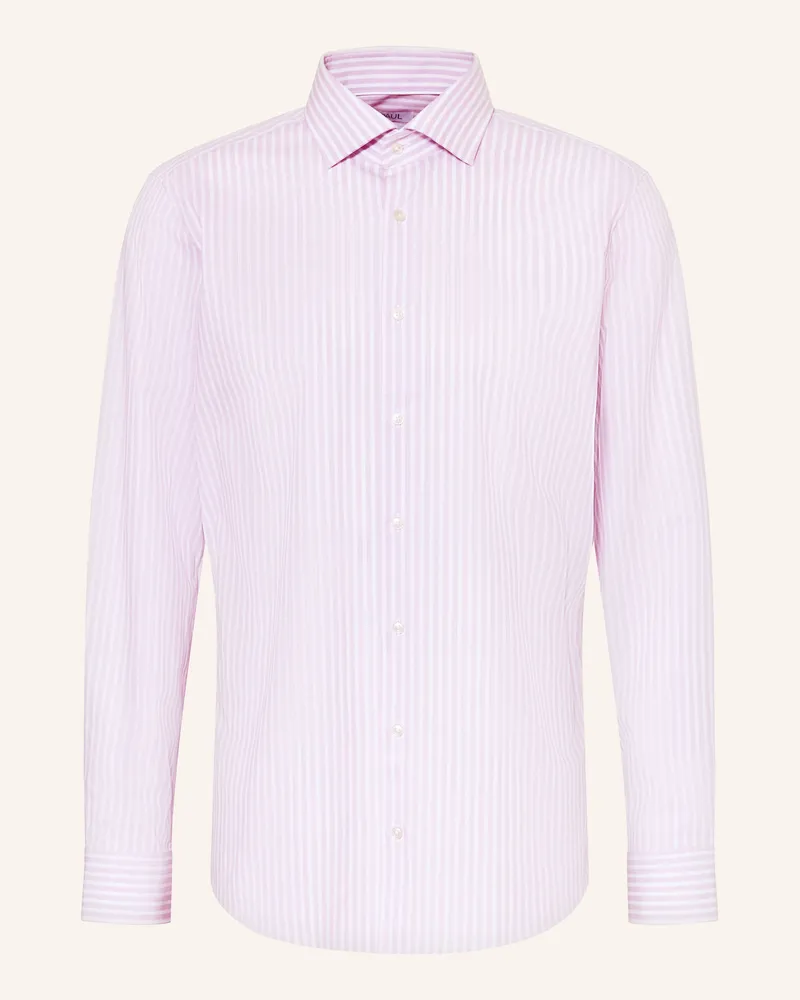 paul Hemd Shaped Fit lila Rosa