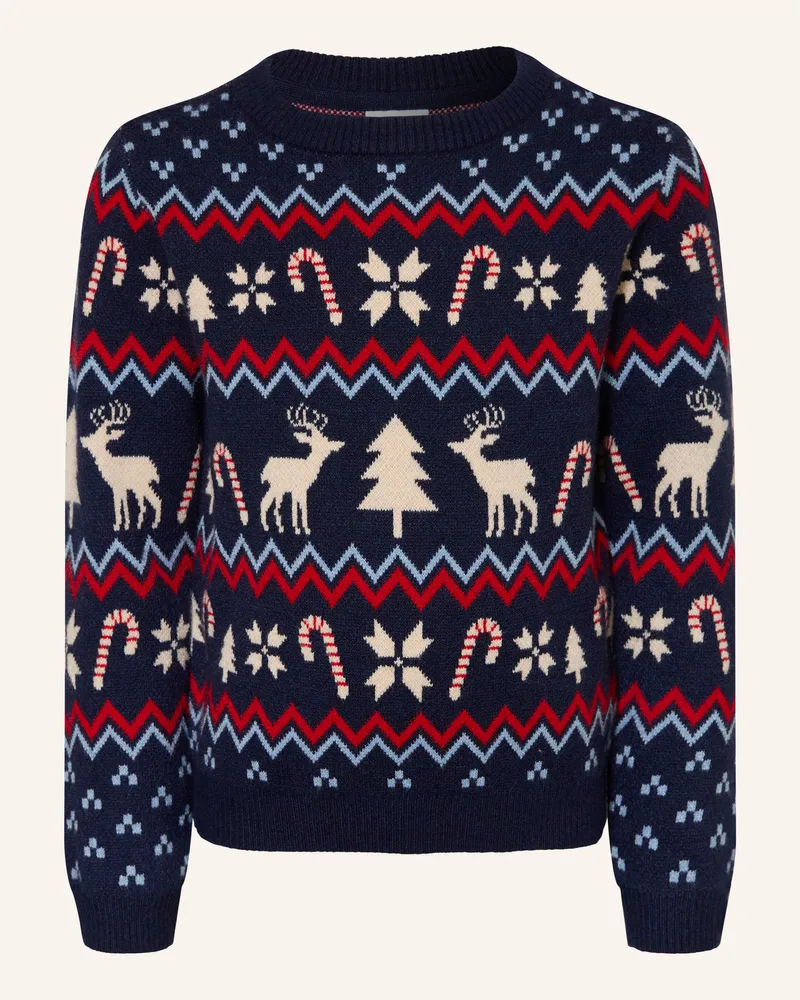 S.Oliver Pullover blau Dunkelblau