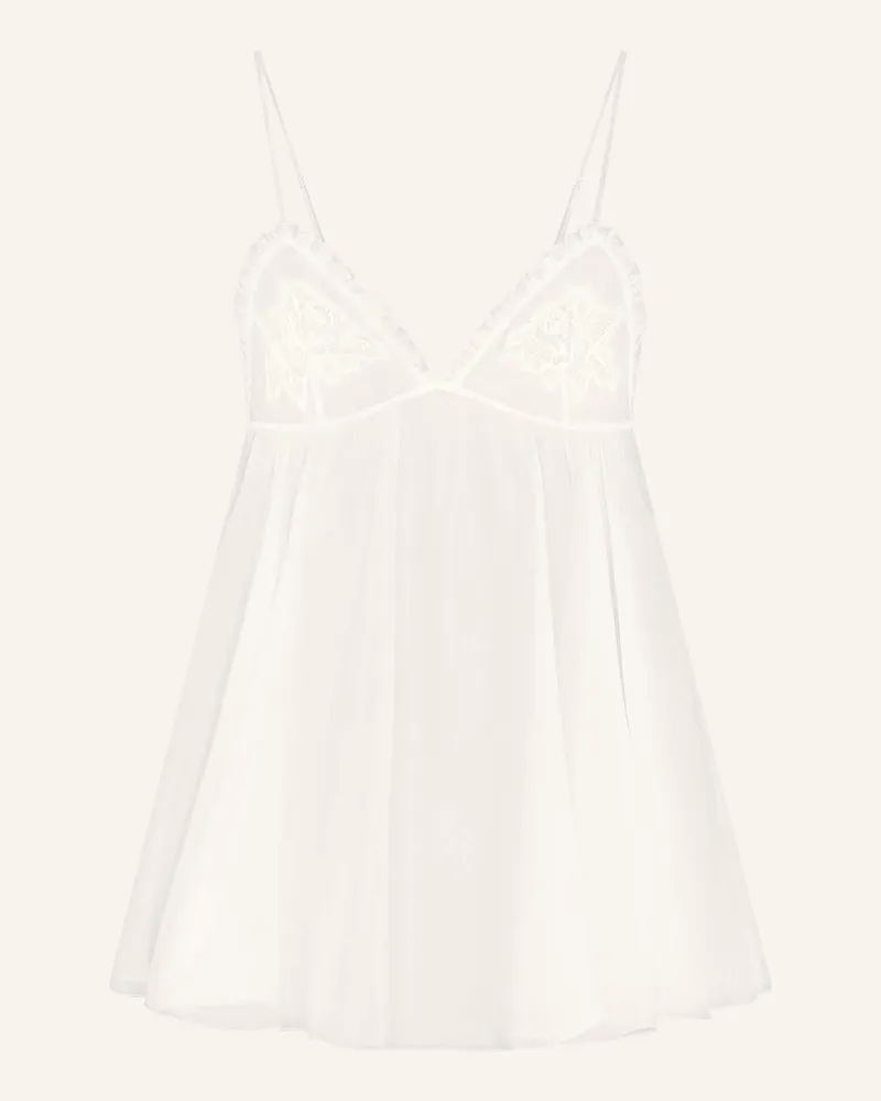 SKIMS Schlaftop Skims Romance Aus Seide weiss Ivory