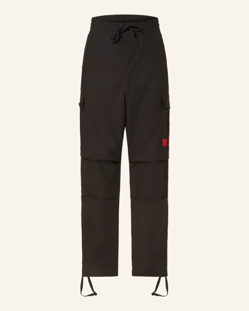HUGO BOSS Cargohose garlo233 schwarz Schwarz