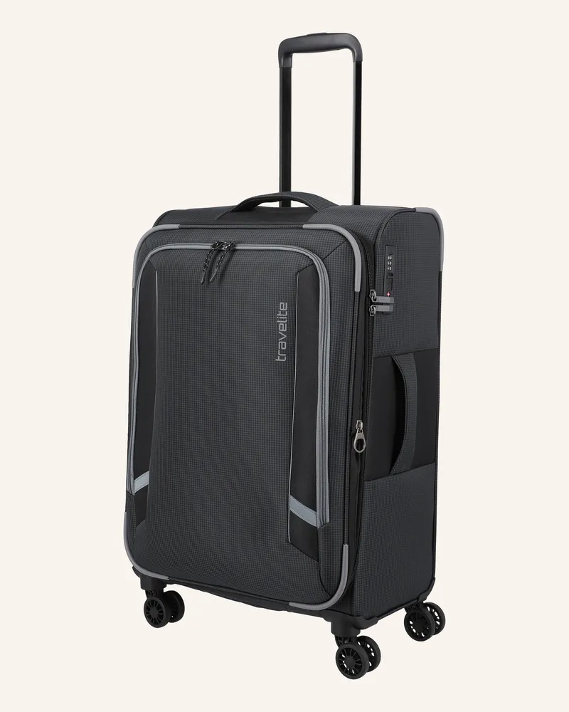 Travelite Trolley Corsiica Medium schwarz Schwarz