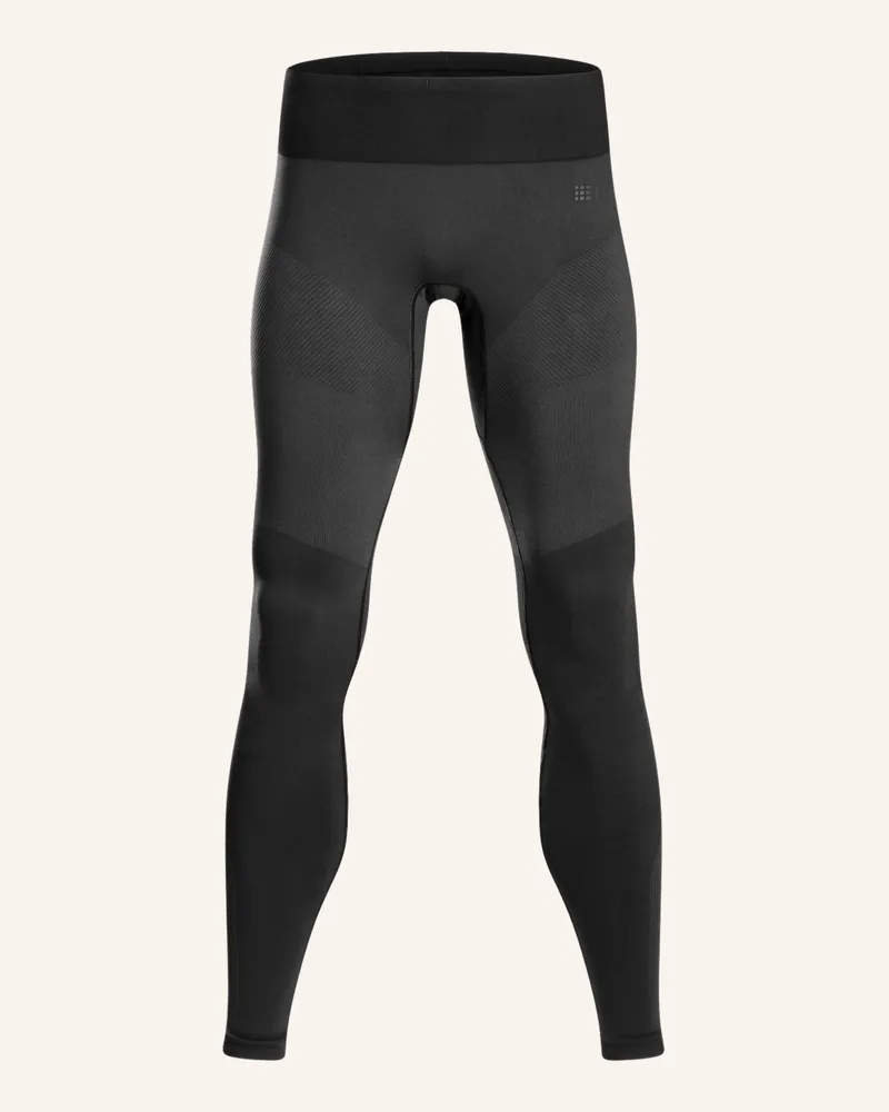 CEP Tights The Run Seamless Mit Kompression schwarz Schwarz