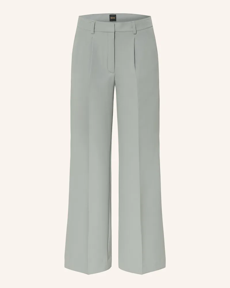 HUGO BOSS Marlenehose TIWI Blaugrau