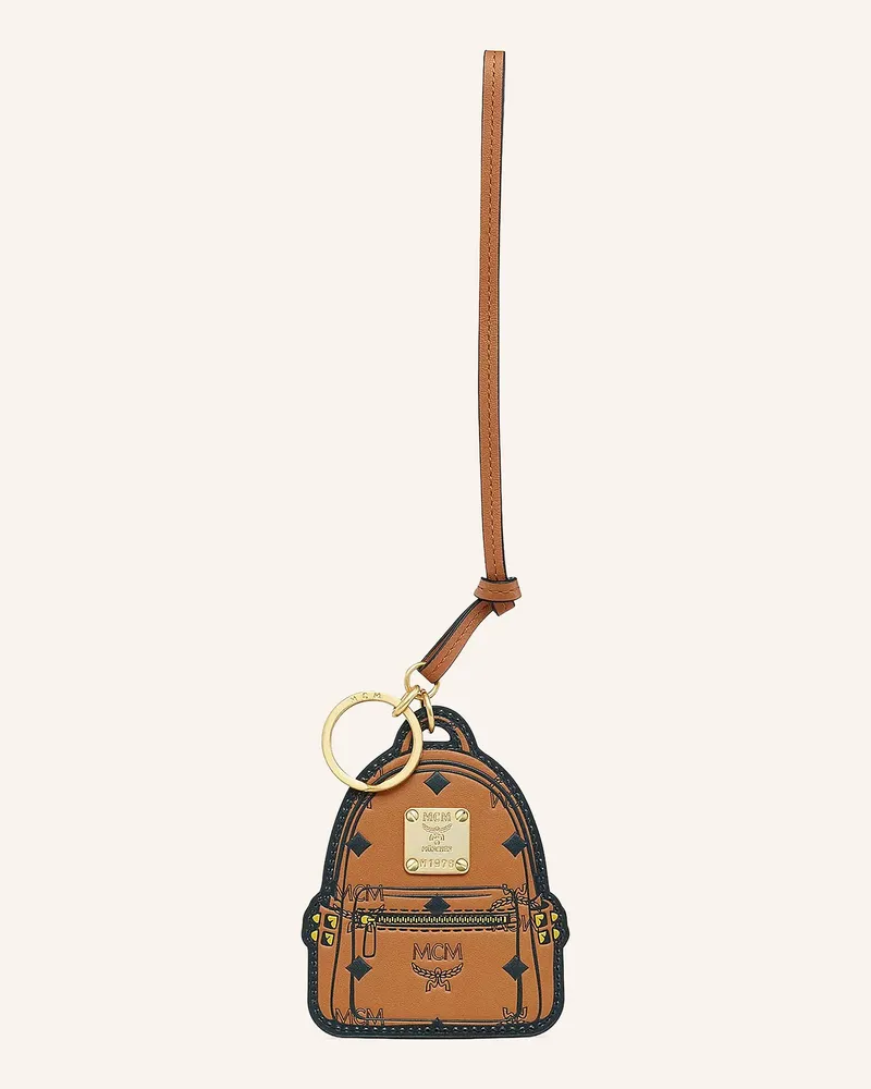 MCM Taschenanhänger braun Cognac