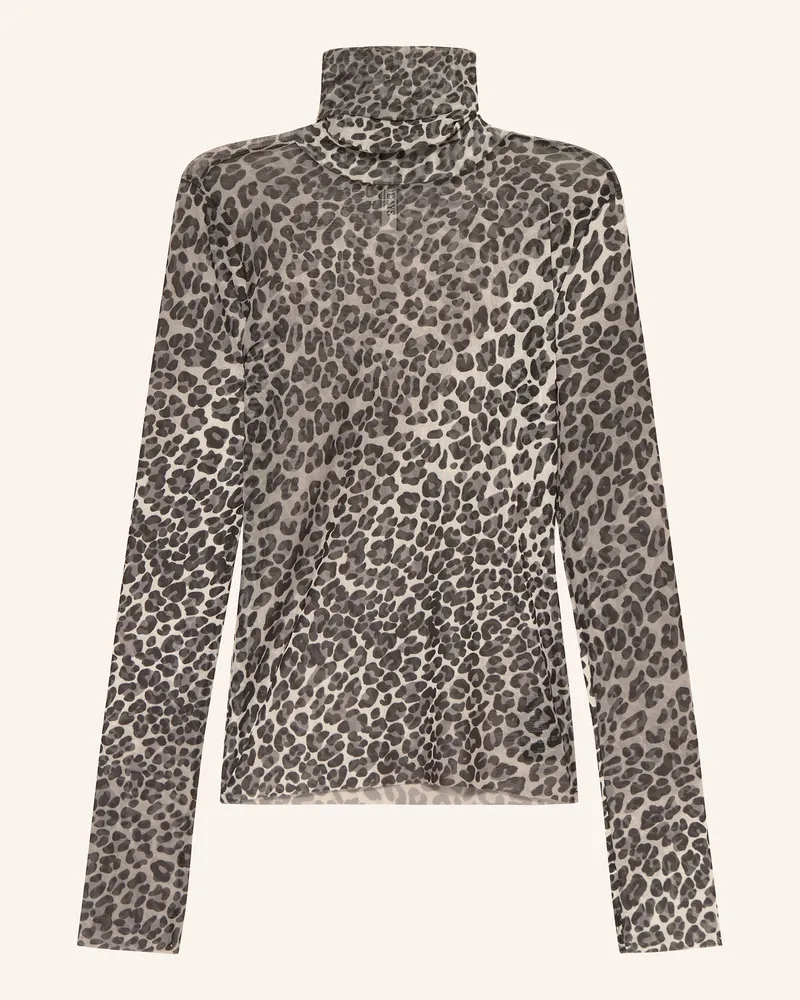 10Days Longsleeve aus Mesh Schwarz