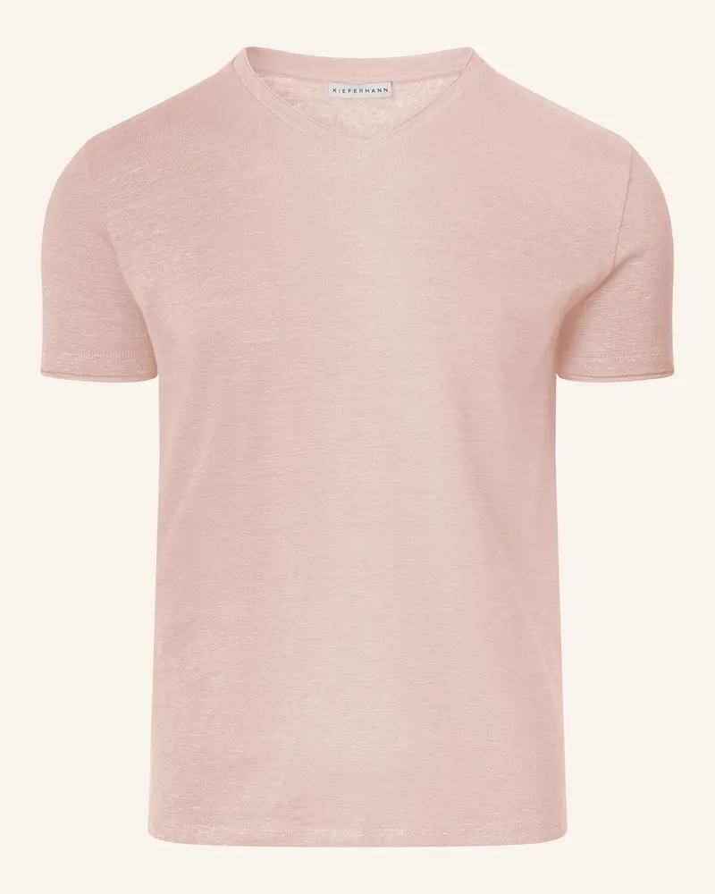 KIEFERMANN T-Shirt Filantio Aus Leinen rosa Rosa