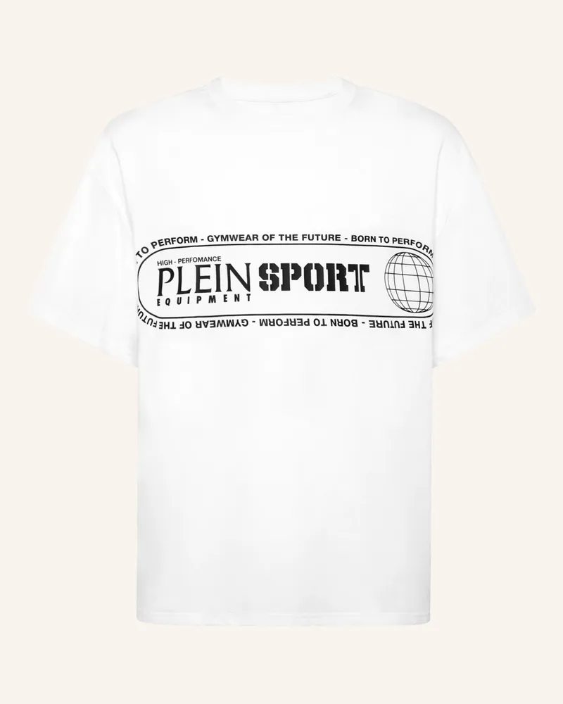 Philipp Plein Plein Sport T-Shirt Rundhalsausschnitt Ss Logo weiss Weiss
