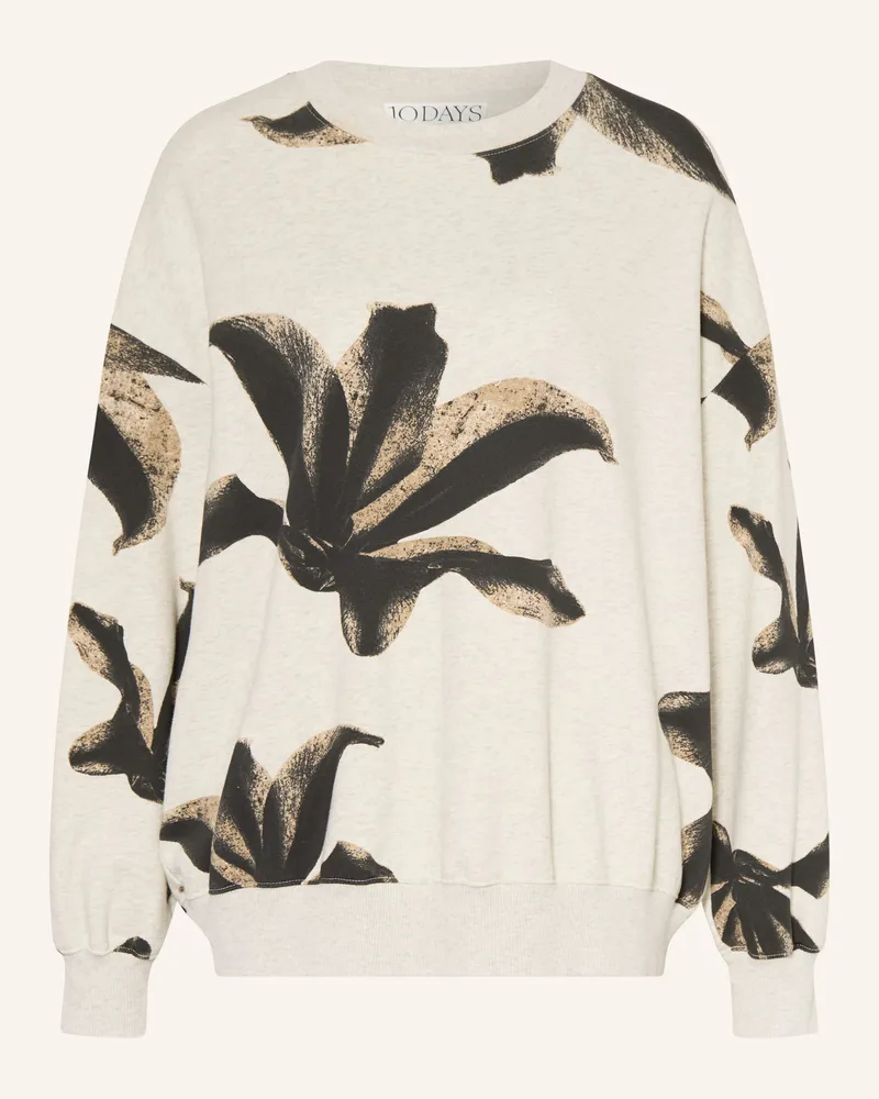 10Days Oversized-Sweatshirt weiss Beige