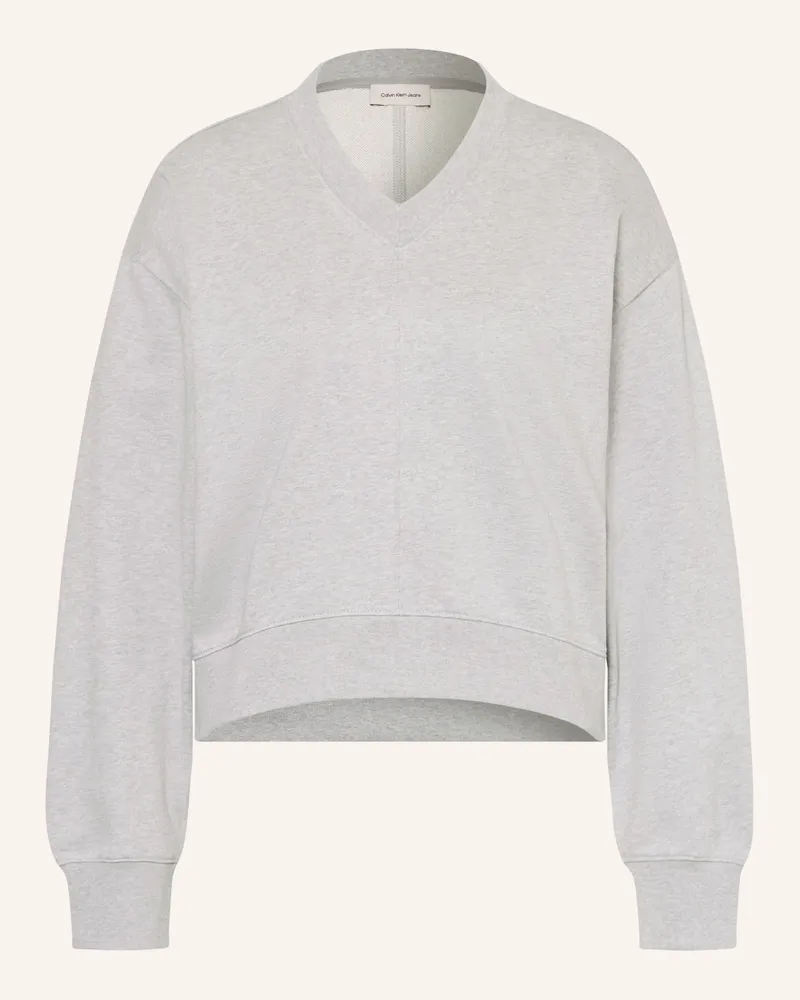 Calvin Klein Sweatshirt grau Hellgrau