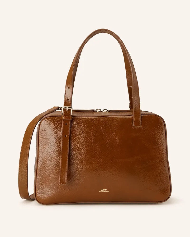 A.P.C. Handtasche VIRGINIE BOX Braun