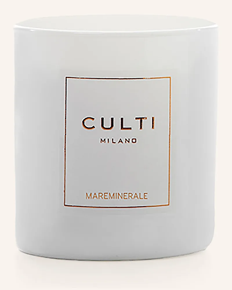 Culti Duftkerze Mareminerale weiss Weiss