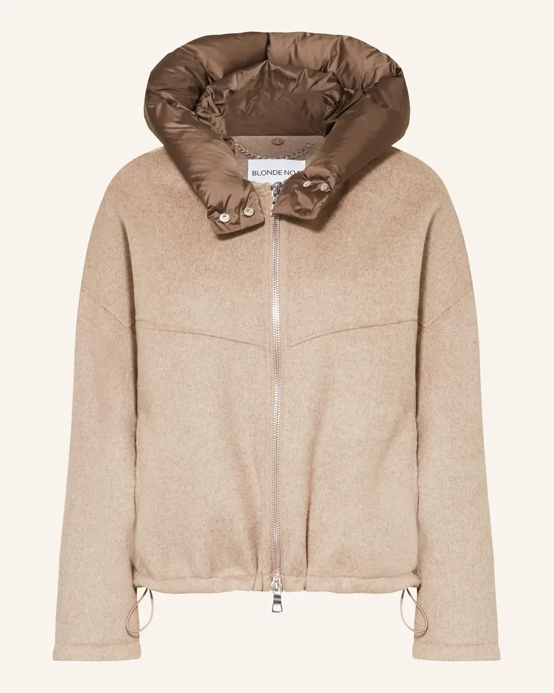 Blonde No. 8 Jacke JERRY im Materialmix Hellbraun