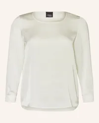 Marina Rinaldi Blusenshirt CICALA aus Satin Weiss