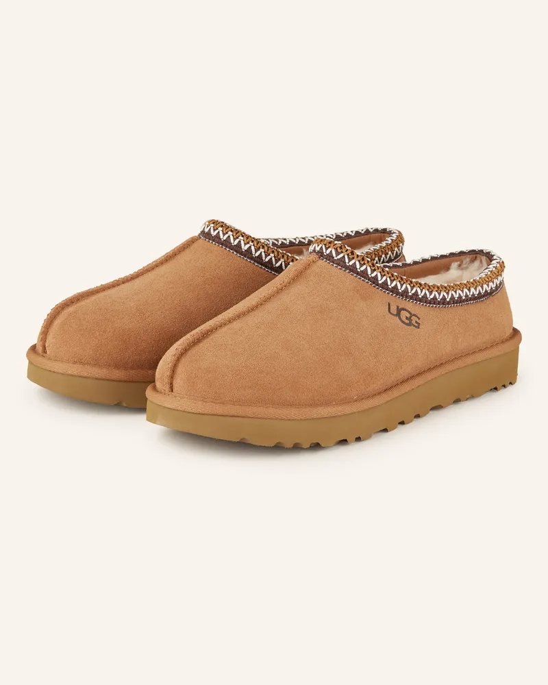 UGG Pantoletten Tasman braun Cognac