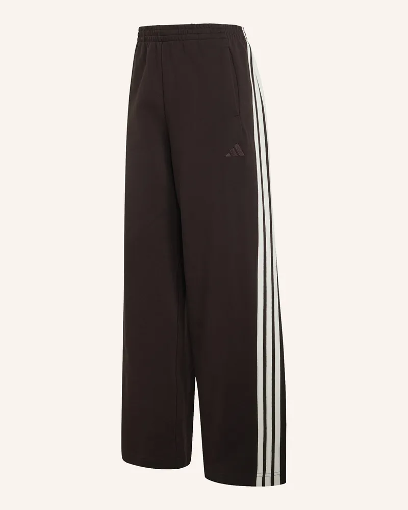 adidas Adidas Kit 3-Streifen Hose, Weit Geschnitten braun Braun