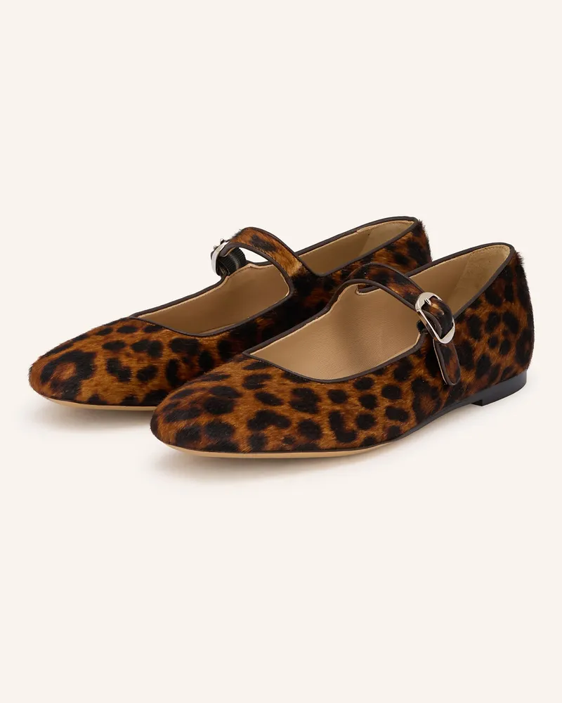 Le Monde Béryl Mary-Jane-Ballerinas braun Braun