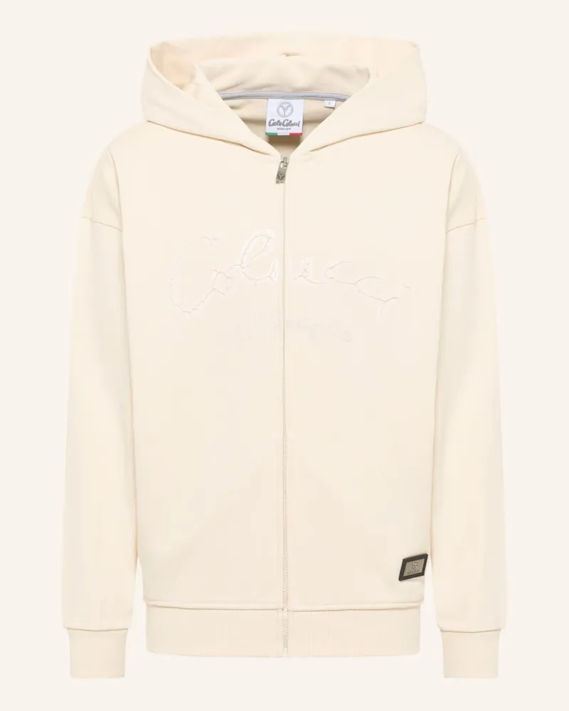 Carlo Colucci Oversize Sweatjacke - La Famiglia DRASIGH Beige