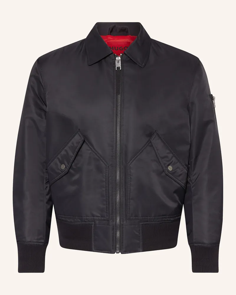 HUGO BOSS Blouson Balamo schwarz Schwarz
