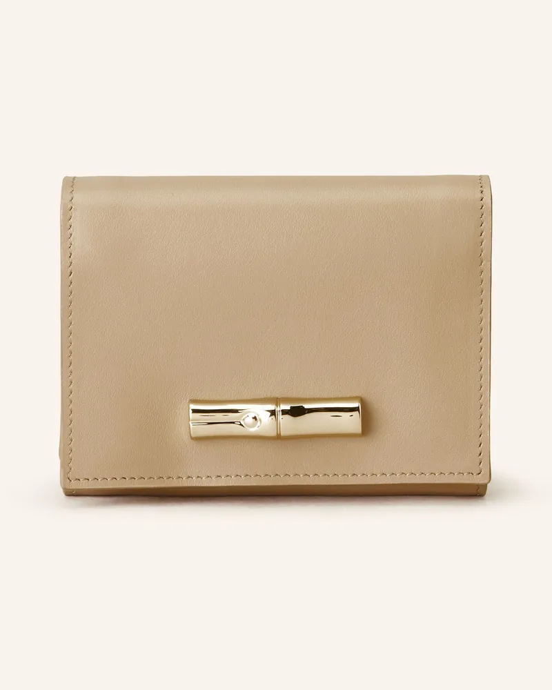 Longchamp Geldbörse Le Roseau beige Beige