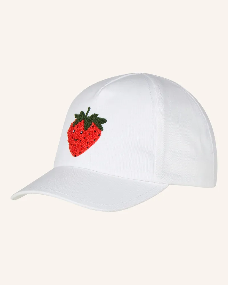 Sterntaler Basecap Erdbeere weiss Weiss