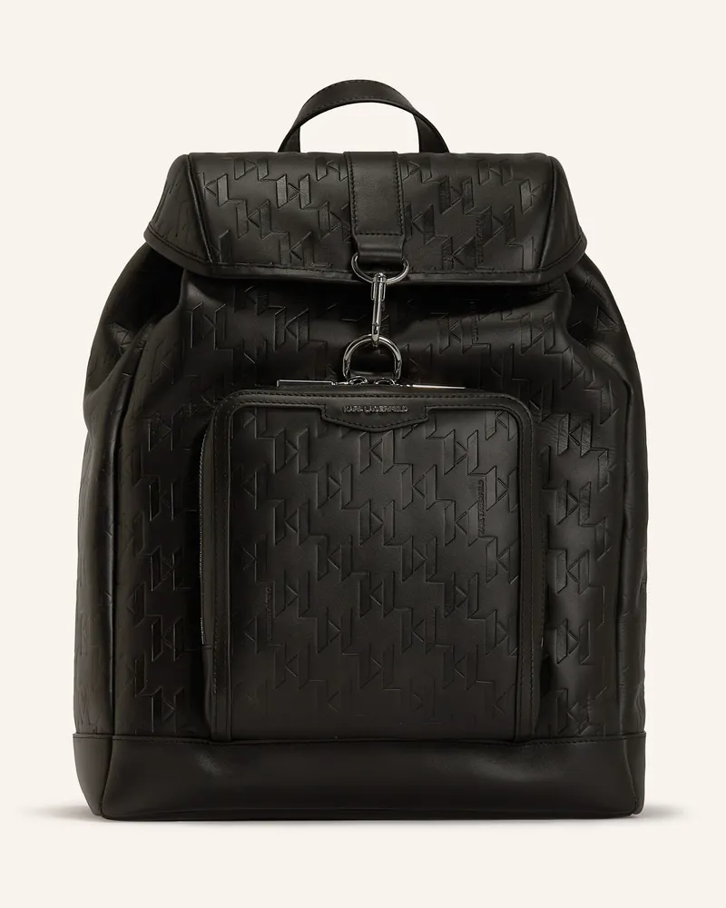 Karl Lagerfeld Rucksack schwarz Schwarz