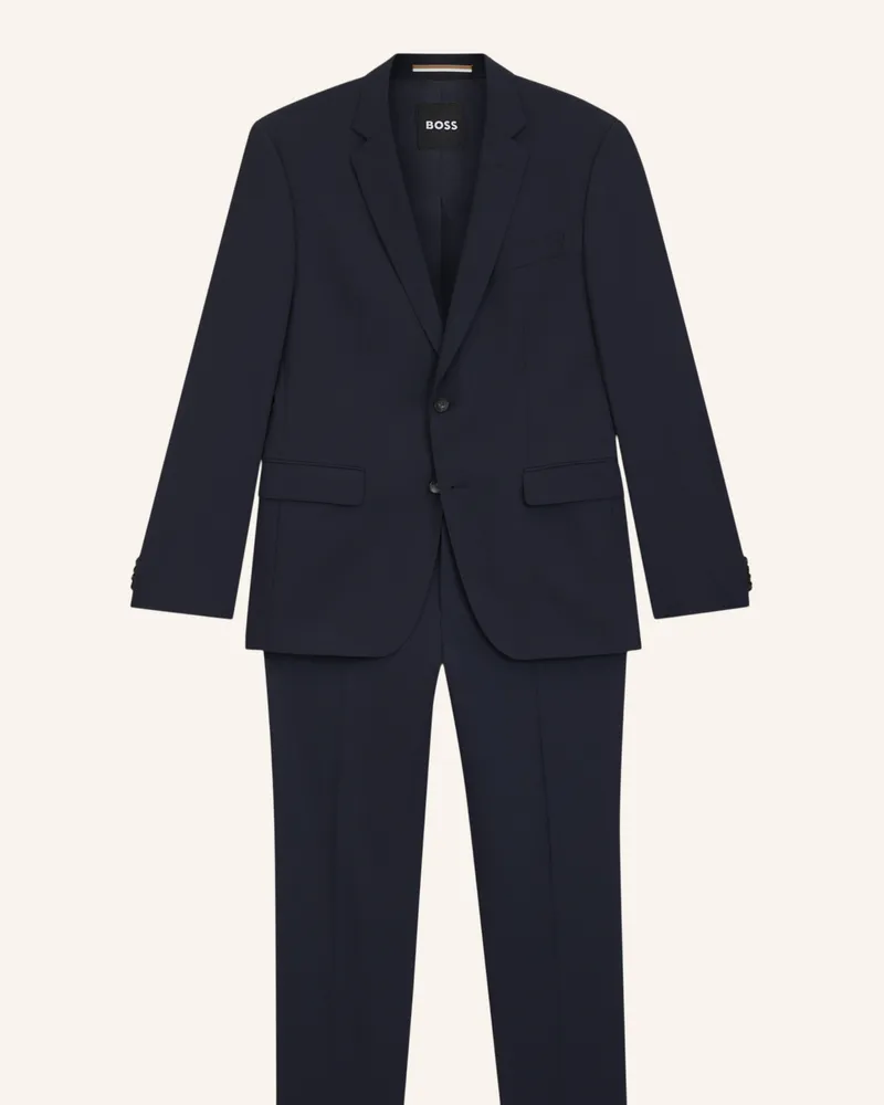 HUGO BOSS Business Anzug H-HUGE-2PCS-224 Slim Fit Hellblau