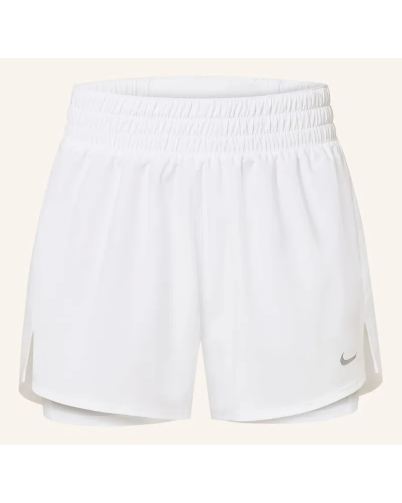 Nike 2-in-1-Trainingsshorts ONE Weiss