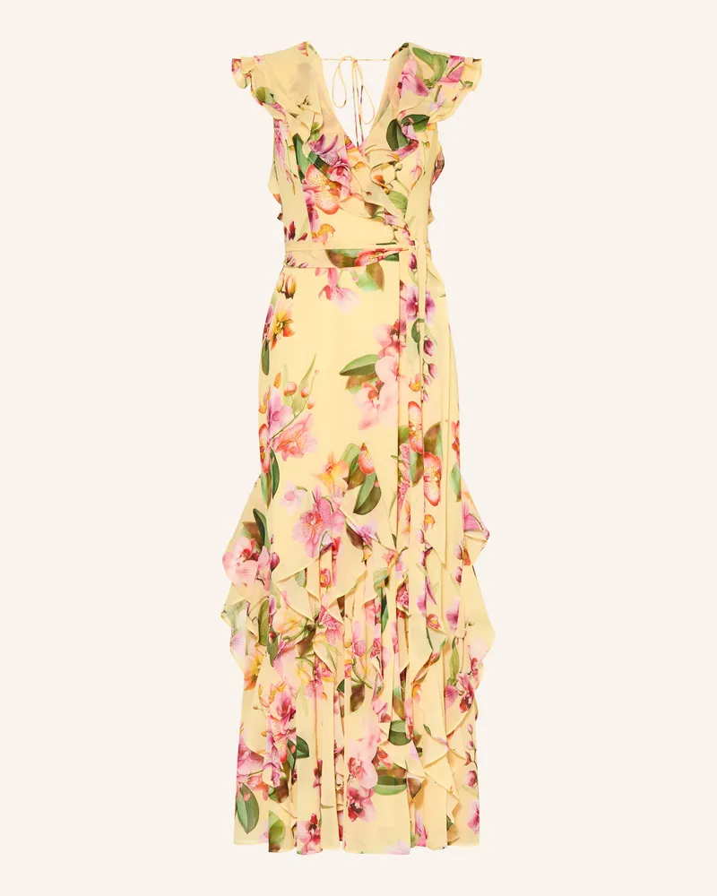Vera Mont Abendkleid Mit Volants gelb Gelb