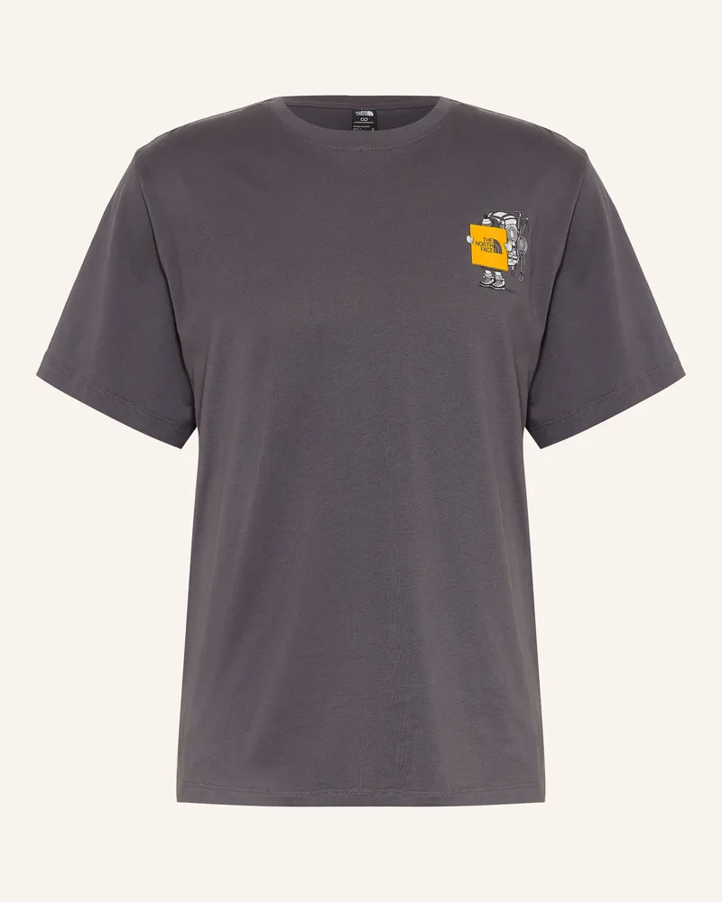 The North Face T-Shirt Gear Up Get Out grau Dunkelgrau