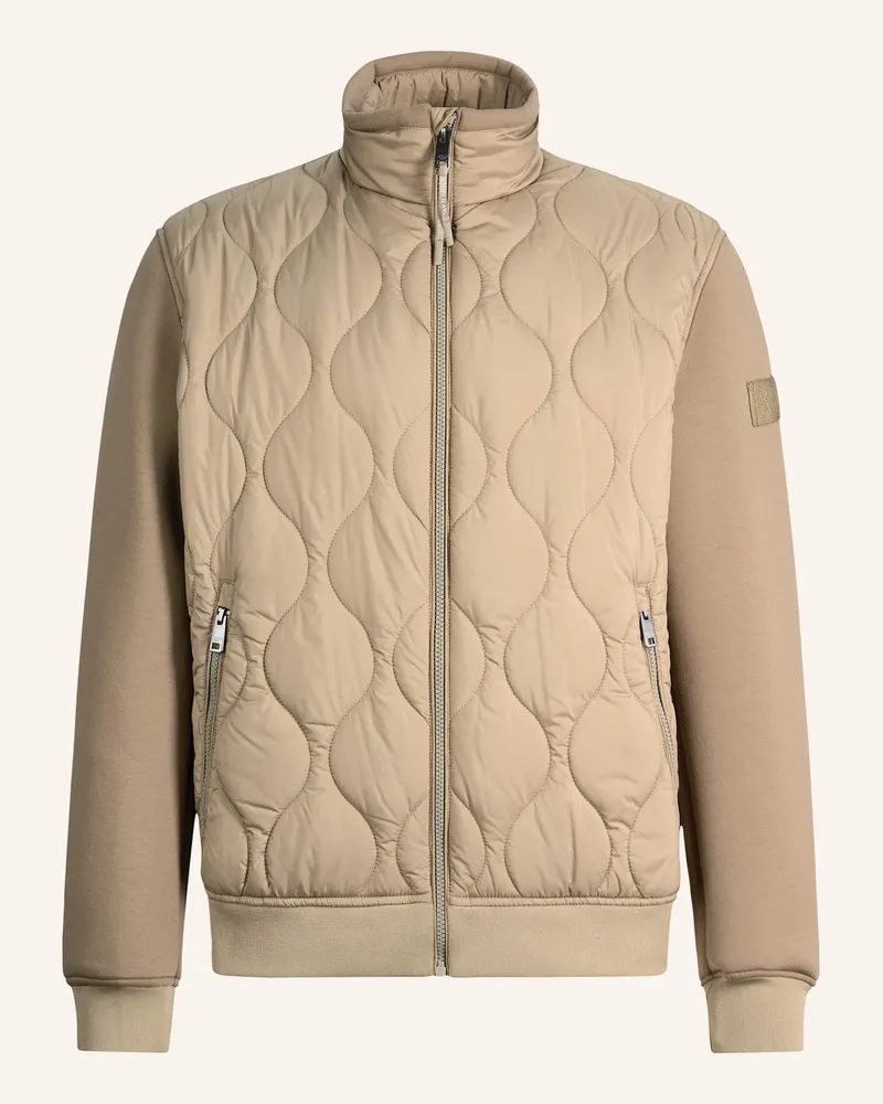 JOOP! Steppblouson Buddy Im Materialmix gruen Grün