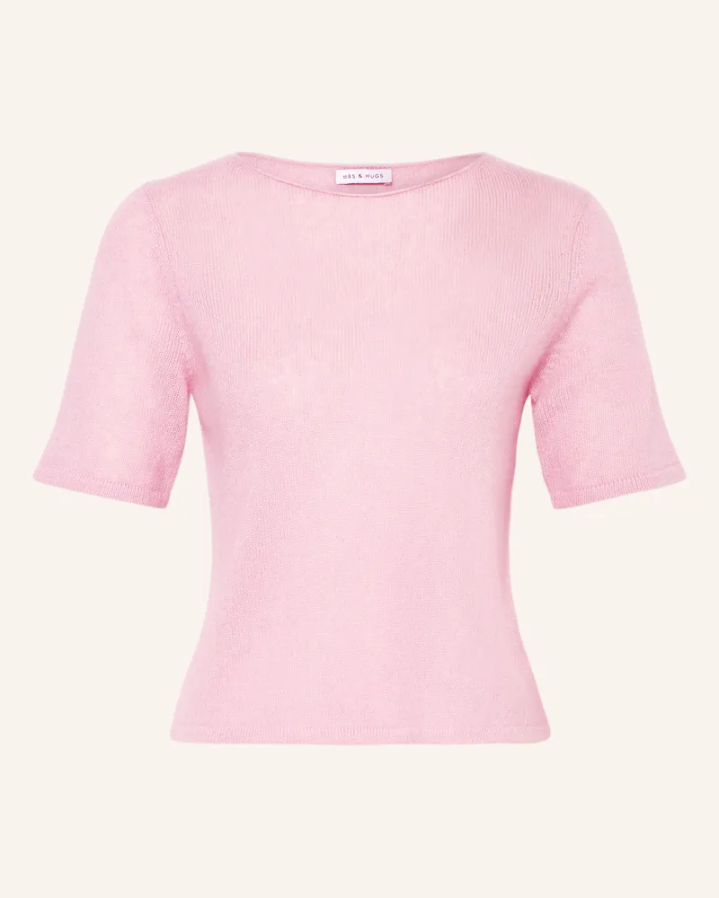 Mrs & HUGS Strickshirt Aus Cashmere rosa Rosa