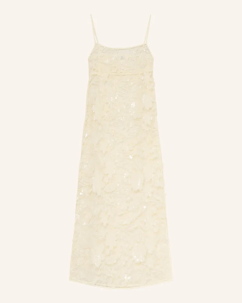 Mrs & HUGS Mesh-Kleid Mit Pailletten beige Ecru