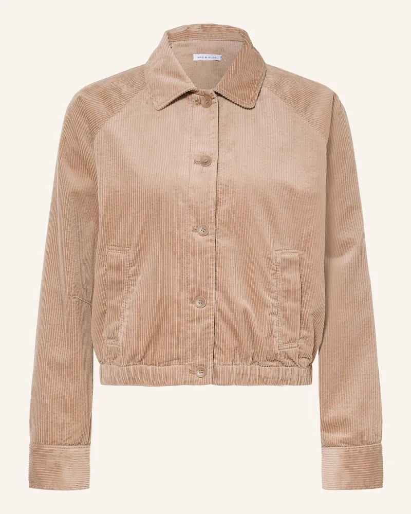 Mrs & HUGS Cordblouson braun Beige