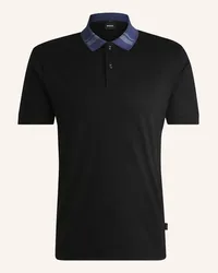 HUGO BOSS Poloshirt H-PHILLIPSON 117 Slim Fit Schwarz