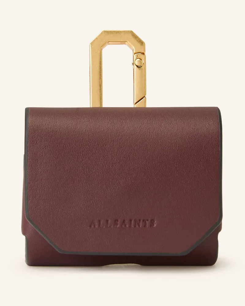 AllSaints AirPods-Case HEX Dunkelrot