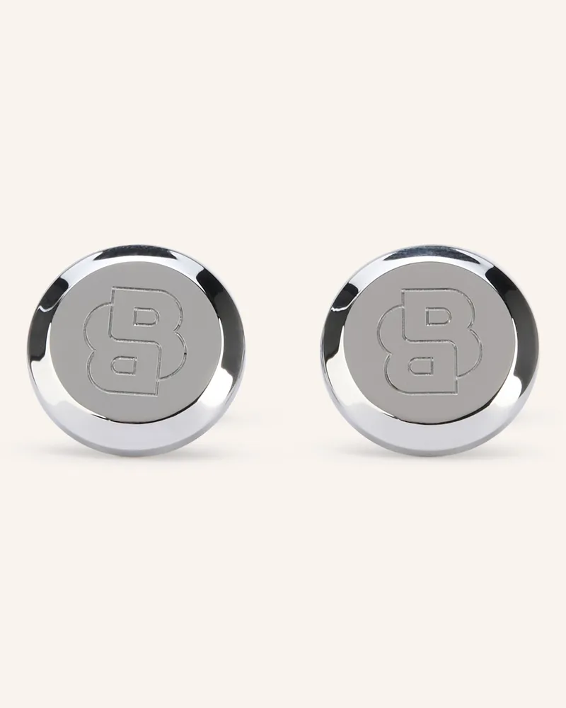 HUGO BOSS Manschettenknöpfe Silber