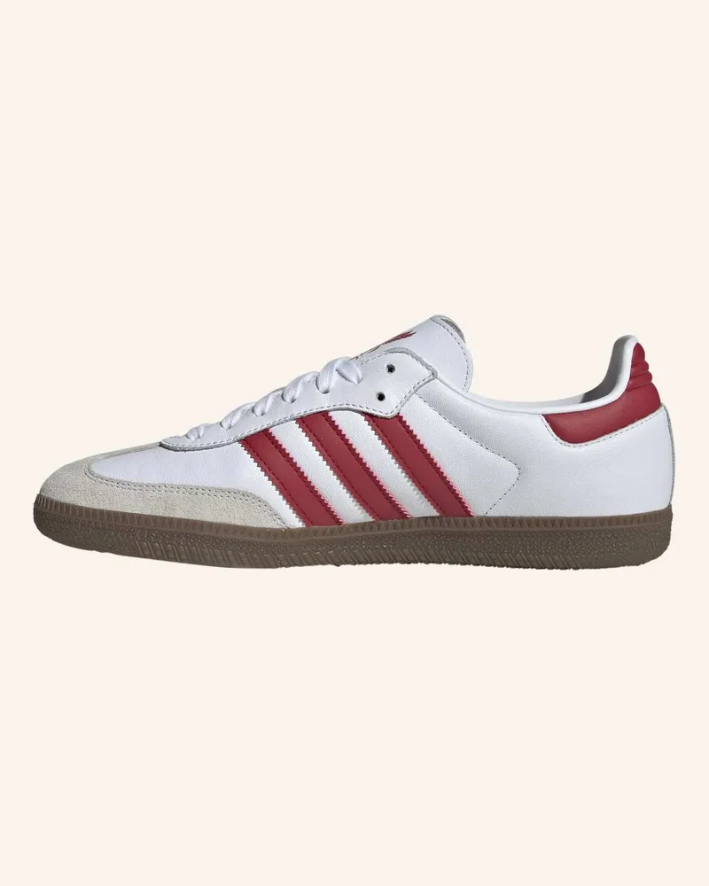 adidas SAMBA MANCHESTER UNITED SCHUH Weiss