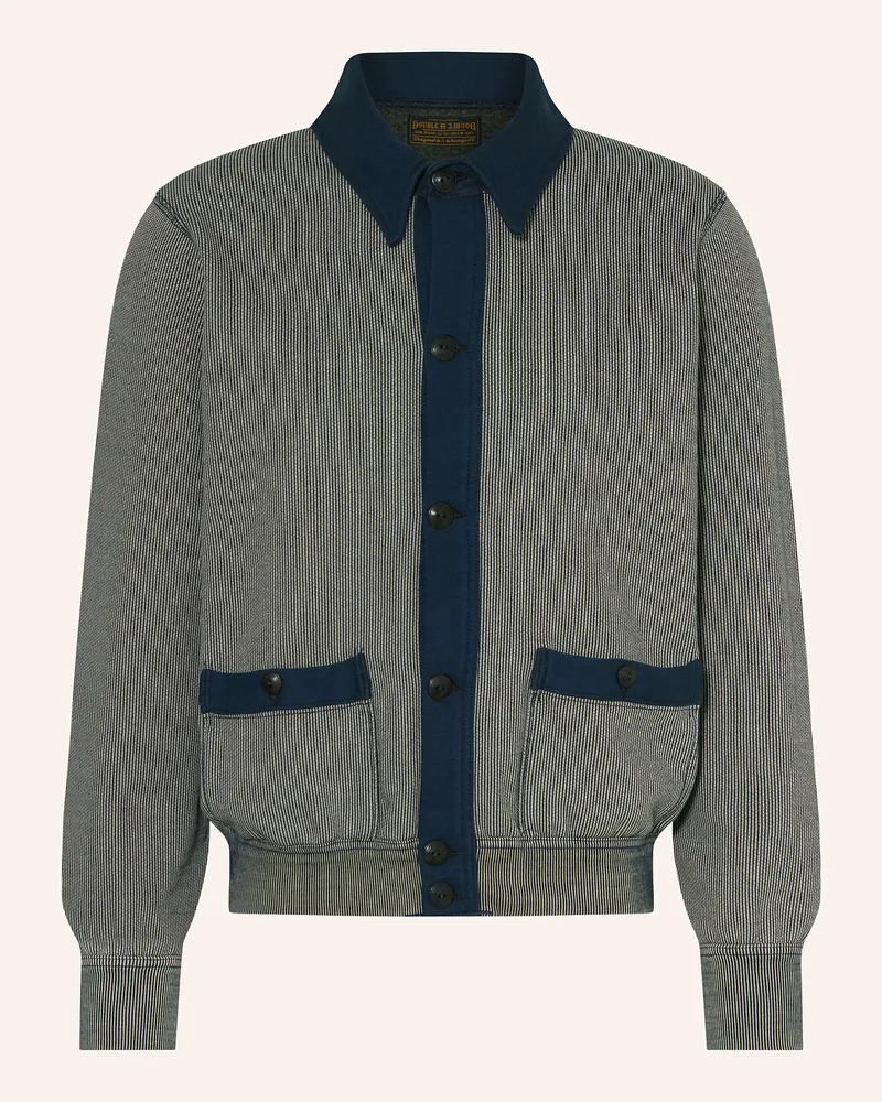 RRL Sweatjacke Hellgrün