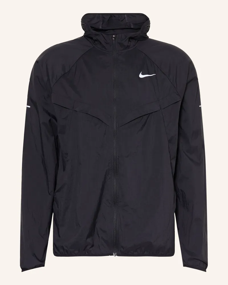 Nike Laufjacke Stride Repel schwarz Schwarz