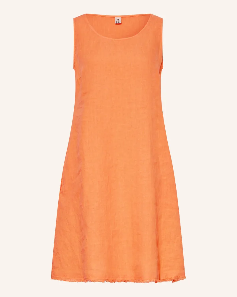 Backstage Leinenkleid Orange