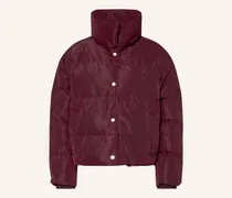 Daunenjacke rot