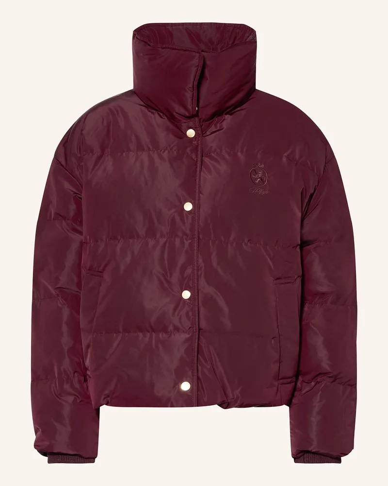 Tommy Hilfiger Daunenjacke rot Dunkelrot