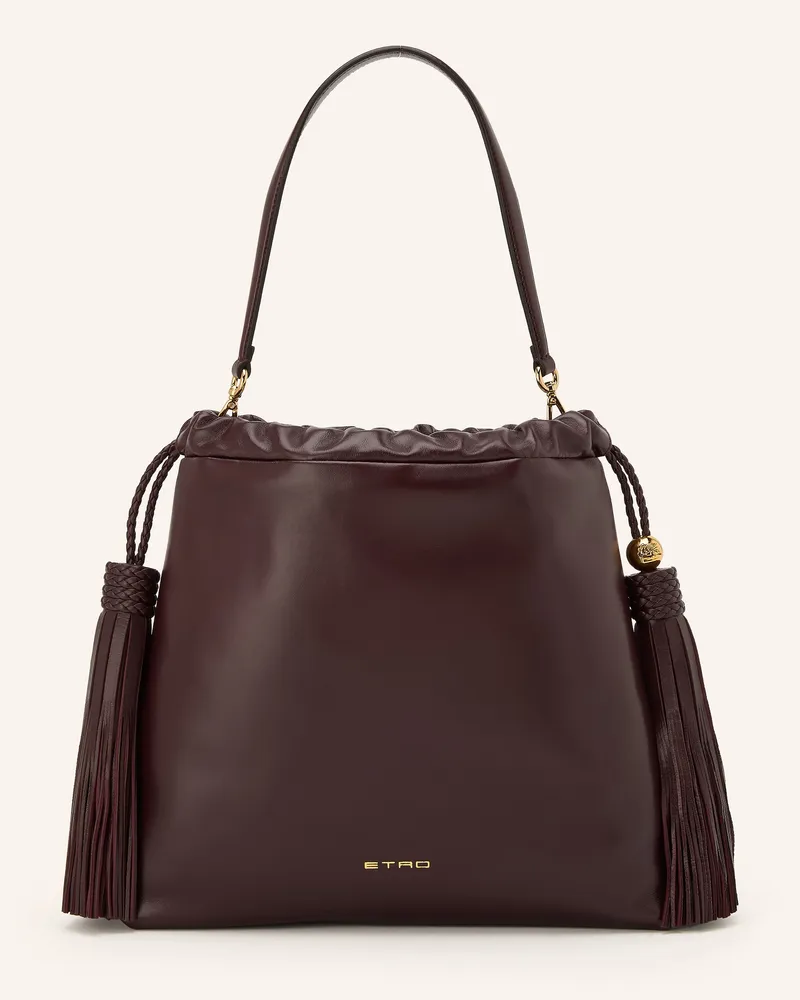 Etro Beuteltasche Medium braun Dunkelbraun