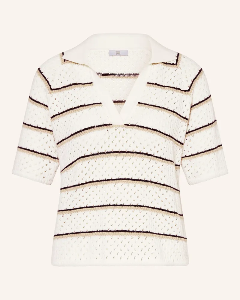 Riani Strick-Poloshirt Weiss